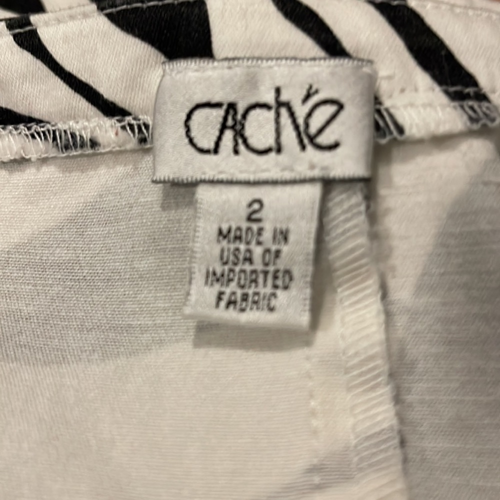 Cache Vintage 90’s Zebra Print Dress. 2 - Picture 5 of 7